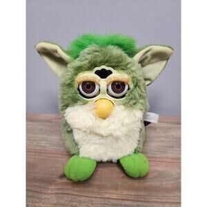 VTG Furby 1998 Model 70-800 Frog Blue Eyes Tiger Electronics, Working